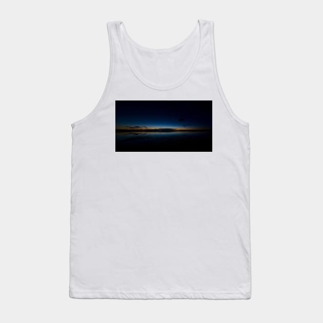 Holy Island Causeway - Sunset on Estuary Tank Top by Nigdaw